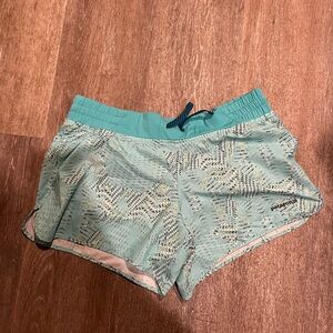 Patagonia Women's Blue Active Patterned Shorts